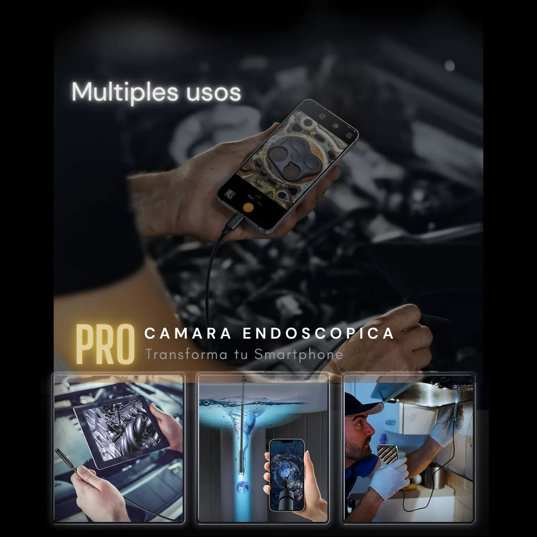 CÁMARA ENDOSCOPIO PARA CELULAR - C-ENDO PRO