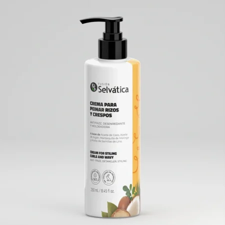 Crema para Peinar Cabellos Crespos y Rizados